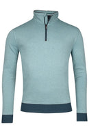 1/2 Zip Sweatshirt - Steel Blue