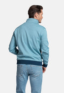 1/2 Zip Sweatshirt - Steel Blue