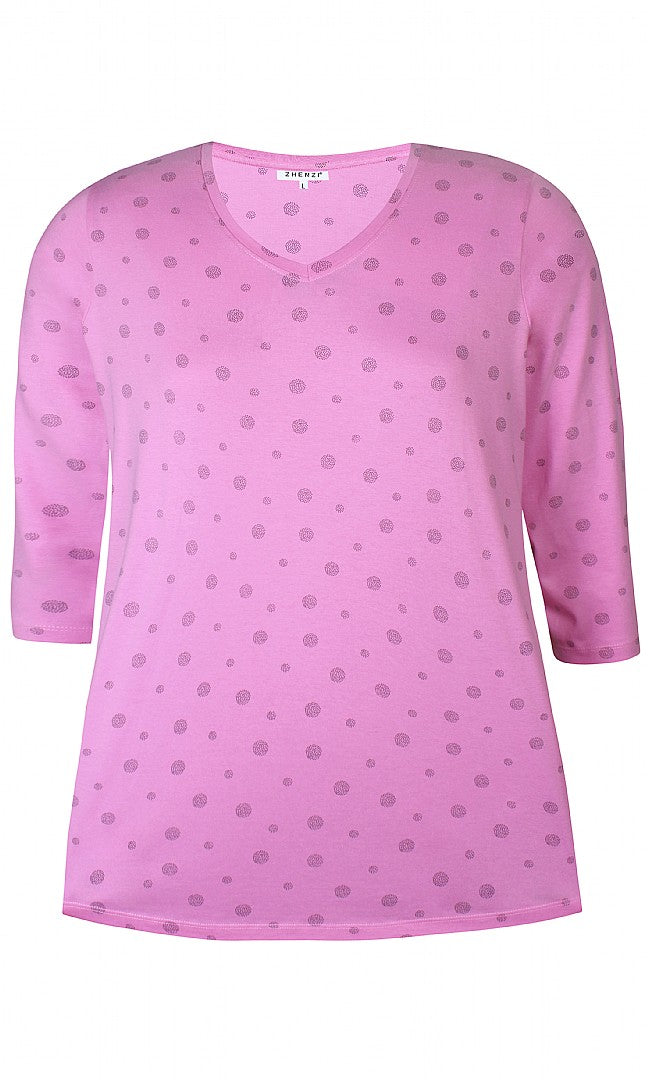 PINK CIRCLE TOP - Pink