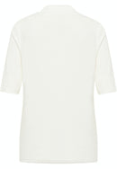 Drawstring Neck Print T-Shirt - Off White