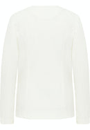 Round Neck Zipped Blazer - Off White