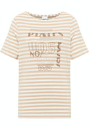Short Sleeve Stripe T-Shirt - Panna Cotta