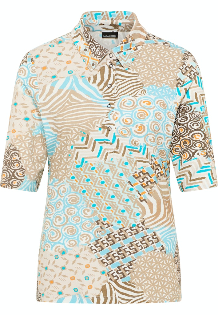 All Over Print Polo Shirt - Beach