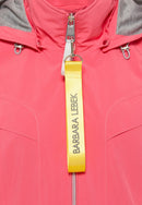 SHORT RAIN JACKET - Papaya