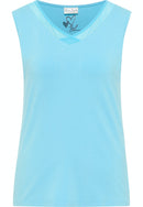 Sleeveless Top - Turquoise