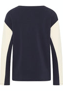 Round Neck Stripe Jumper - Panna Cotta