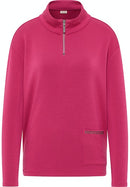 1/2 Zip Jumper - Berry