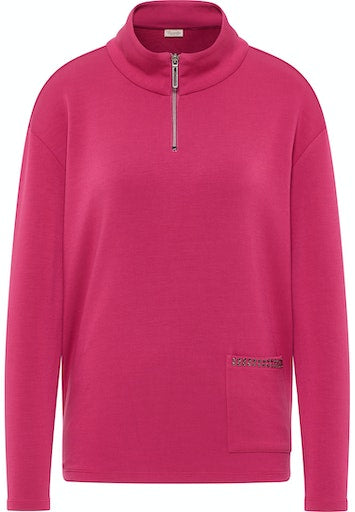 1/2 Zip Jumper - Berry