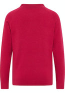 Stand Up Collar Jumper - Berry