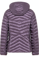 quilted jacket with hood - Lavender