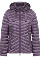 quilted jacket with hood - Lavender