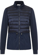 Semi Quilted Jacket - Navy