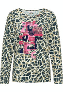 All Over Print T-Shirt - Navy