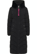 Long Hooded Jacket - Black