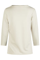 Long Sleeve Print T-Shirt - Sand