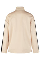 Drawstring Zip Sweatshirt - Biscuit