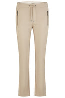 Zip Pocket Trouser - Beige
