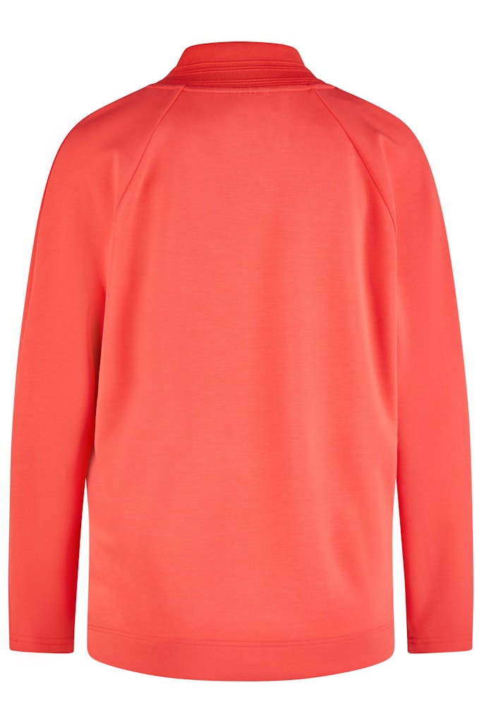 Drawstring Sweatshirt - Coral