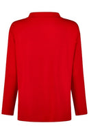 Drawstring Sweatshirt - Red