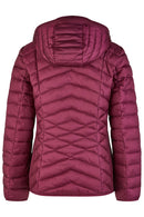 HOODED JACKET - Plum