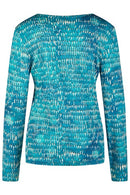 Long Sleeve Print T-Shirt - Green Ocean