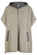 ZipHood Poncho - Titanium