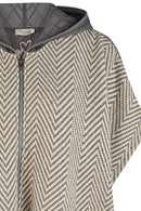 ZipHood Poncho - Titanium