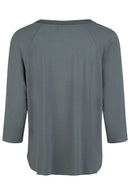 SATIN FRONT SHIRT - Titanium