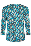 MULTI PRINT SHIRT - Titanium