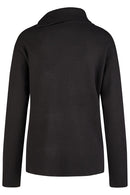 Zip Neck Sweatshirt - Black