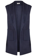 Long Gilet Favourites - Navy