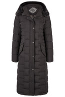Functional Fake Fur Coat - Black