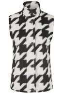Houndstooth Gilet Favourites - Black