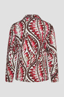 Theme 2 Jersey Blouse - Dark Berry