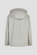 Hooded Woolen Jacket - Grey