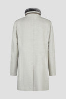 Faux Fur Short Coat - Grey