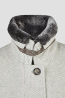 Faux Fur Short Coat - Grey