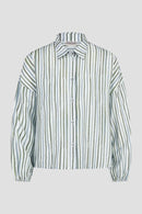 Stripe Blouse - Arctic Blue