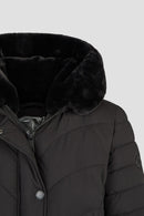 Fake Fur Coat - Black