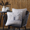 Beach Huts Outdoor Cushion 43 x 43CM