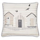 Beach Huts Outdoor Cushion 43 x 43CM