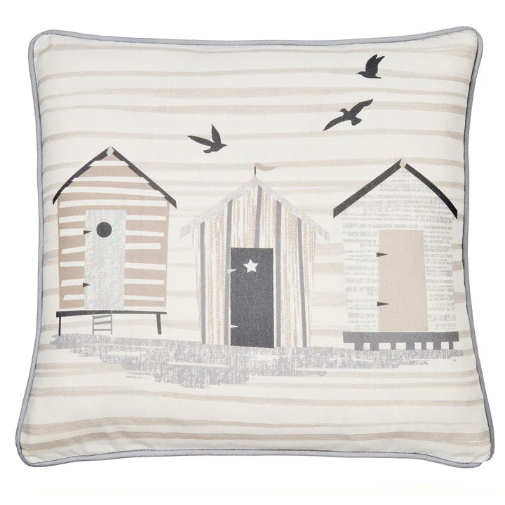 Beach Huts Outdoor Cushion 43 x 43CM