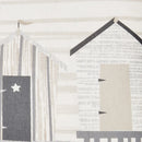Beach Huts Outdoor Cushion 43 x 43CM