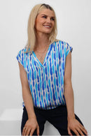Becky Blouse - Blue Turquoise