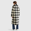 Be Optical Houndstooth Teddy Coat - Black/white