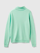 Basic Turtle Neck Jumper - Aqua