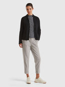 Velvet Cord Chino - Light Grey