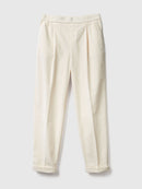 Velvet Cord Chino - Cream