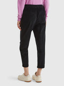 Velvet Cord Chino - Black