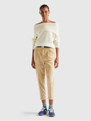 Velvet Cotton Chino - Sand